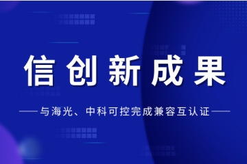 信創(chuàng  )新成果|遠望信息多款產(chǎn)品與海光、中科可控完成兼容互認證